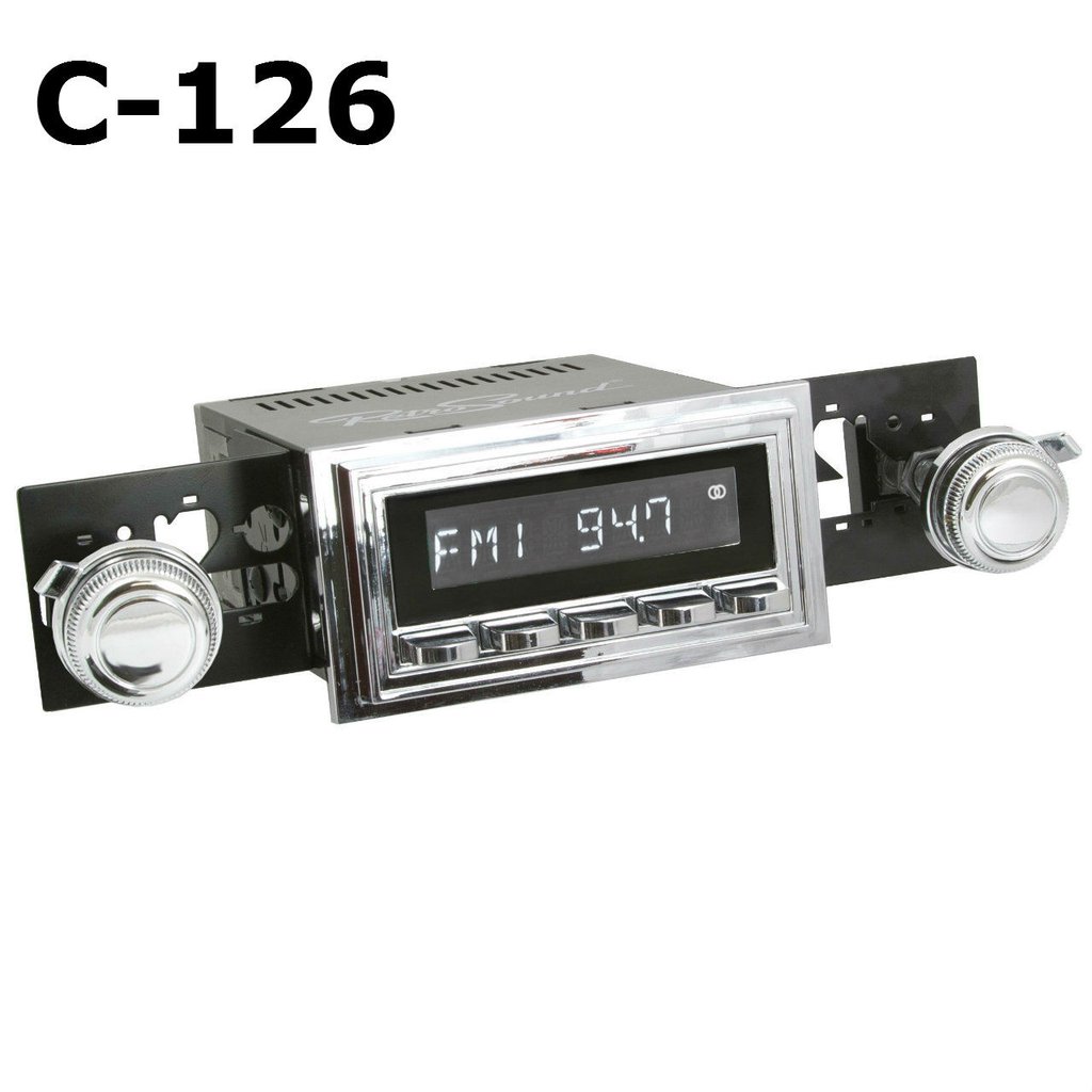 67-73 HERMOSA RADIO - CHROME FACE & CHROME PUSH-BUTTONS- CHROME (image for) 67-73 HERMOSA RADIO - CHROME FACE & CHROME PUSH-BUTTONS- CHROME