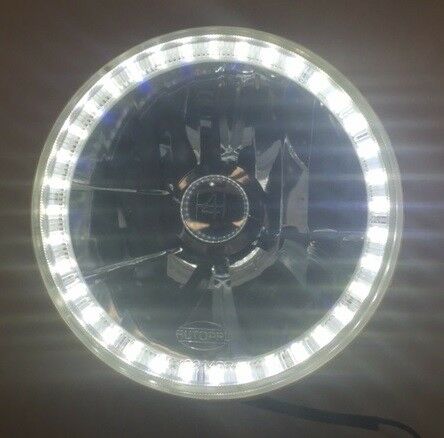 7" HALOGEN HEADLIGHT WITH LED RING
