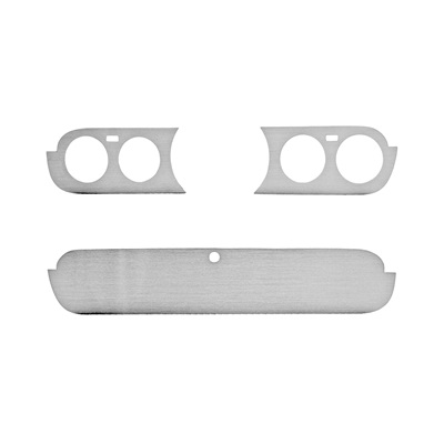(image for) 65 GT- 66 ALUMINUM INSERTS (ONLY) - PANEL & GLOVE BOX