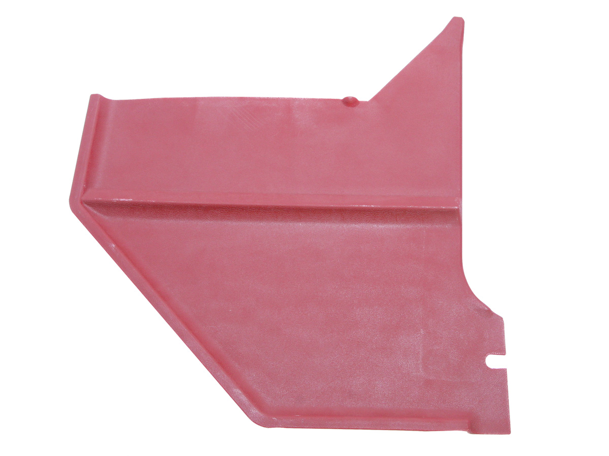 67-68 COUPE , FASTBACK KICK PANELS - RED