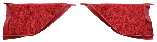 65-66 COUPE / FASTBACK KICK PANEL CARPET - EMBERGLOW