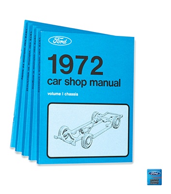 (image for) 1972 SHOP MANUAL - 5 VOLUME SET