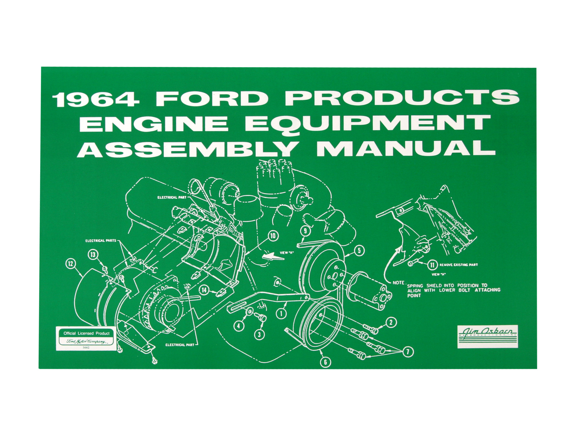 (image for) 1964 FORD PRODUCTS ENGINE EQUIPMENT ASSEMBLEY MANUAL