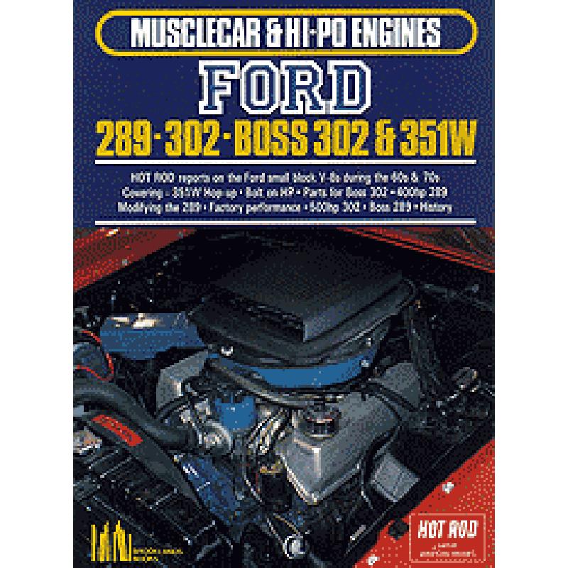 (image for) BOOK FORD 289/302 MUSCLECAR & HI-PO ENGINES