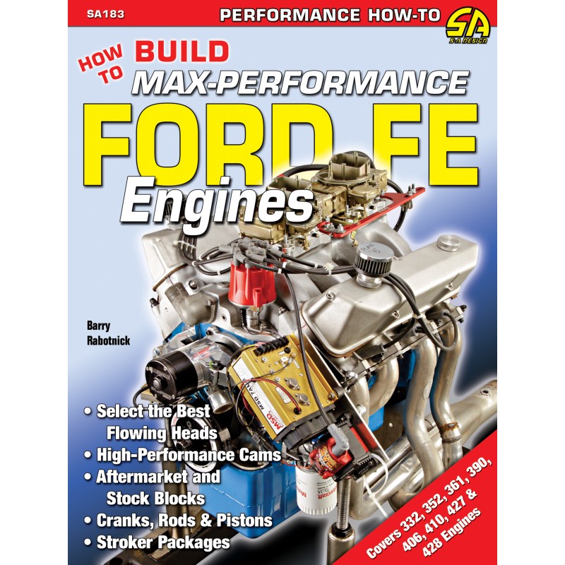 (image for) BOOK HOW TO BUILD MAX-PERFORMANCE FORD FE ENGINES