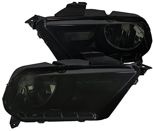 10-13 MUSTANG EURO 1PC SMOKE HEADLIGHTS (image for) 10-13 MUSTANG EURO 1PC SMOKE HEADLIGHTS