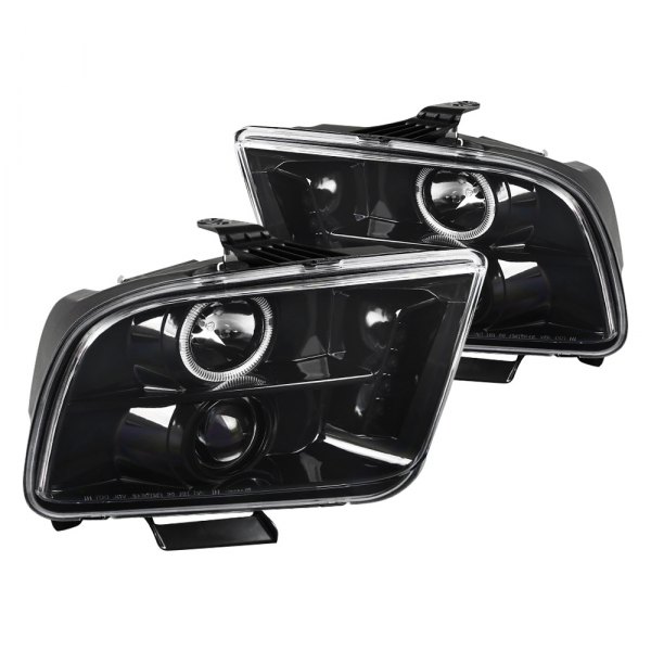 05-09 GLOSSY BLACK PROJECTOR HEADLIGHTS (image for) 05-09 GLOSSY BLACK PROJECTOR HEADLIGHTS