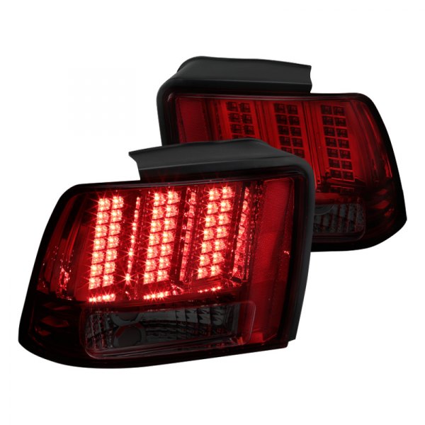 (image for) 99-04 FACELIFT SEQUENTIAL LED TAIL LIGHTS - RED/SMOKE