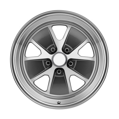 (image for) 15"X 7" STYLED ALLOY WHEEL, 5 ON 4 1/2" BOLT PATTERN, 4.25" BS,