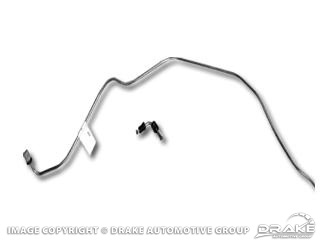 (image for) 67 PRE 2-1-67 FRONT TO REAR DISC BRAKE LINE - FRONT DISC ONLY