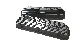 (image for) SMALL BLOCK COBRA VALVE COVERS - SOLID LETTERS