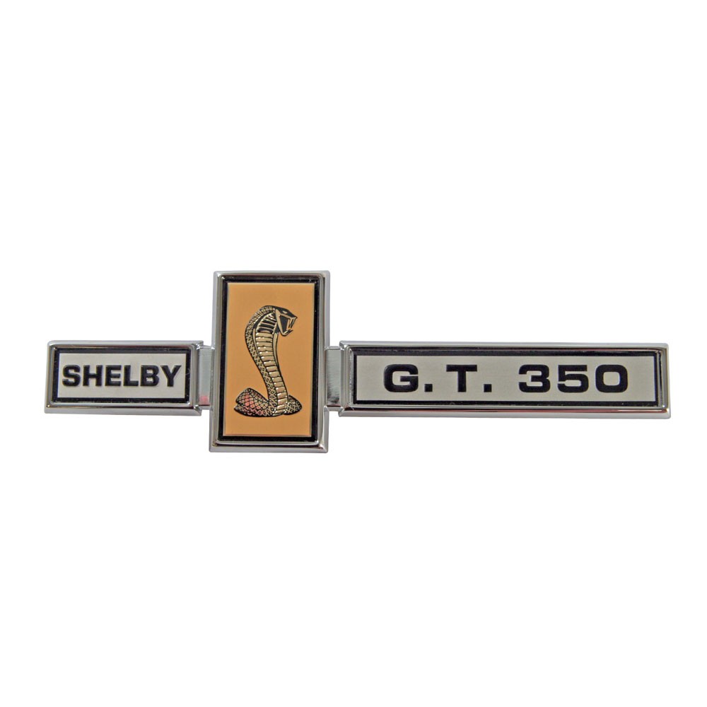 (image for) 67 SHELBY GT350 DASH, GRILL & DECK LID EMBLEM