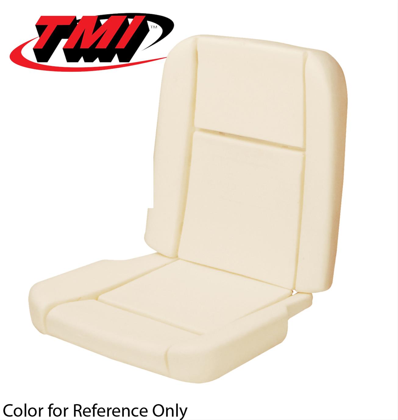65-66 DELUXE PONY SEAT FOAM WITH WIRES SET - TMI