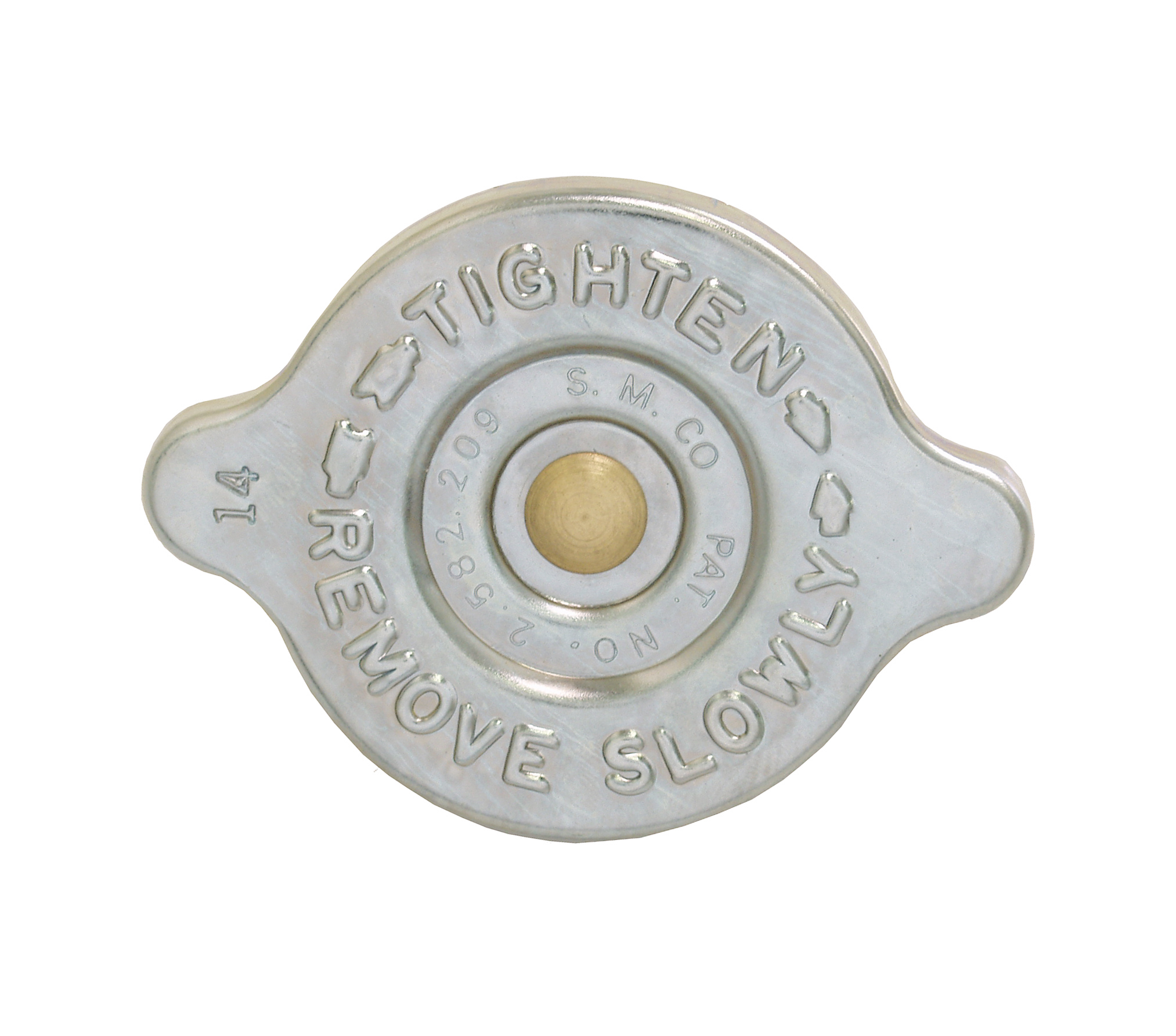 (image for) 65-66 ZINC RADIATOR CAP - SHOW