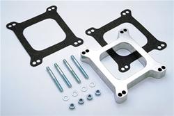 1" ALUMINUM CARBURATOR SPACER - OPEN, SQUARE BORE