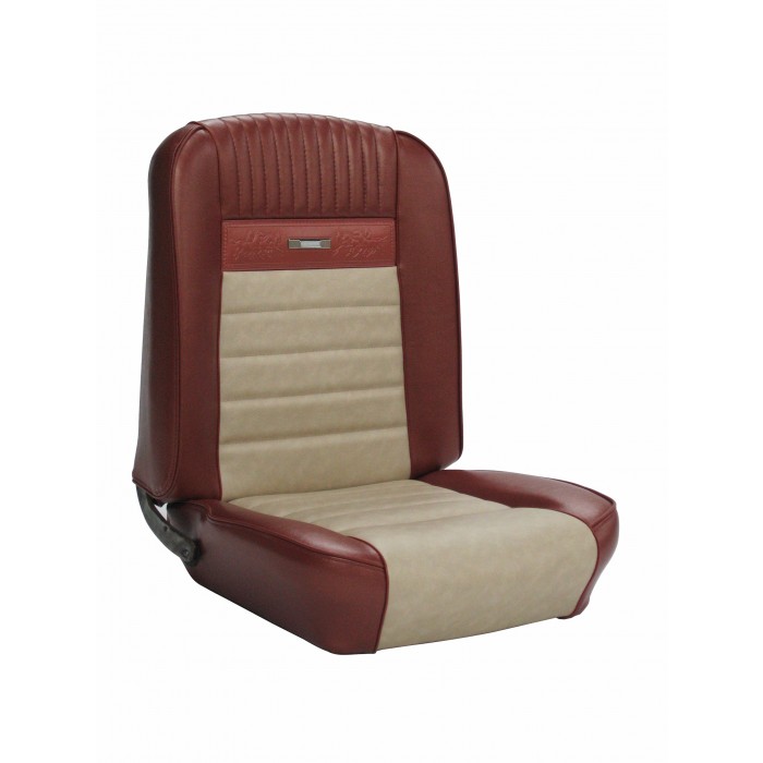 (image for) UPHOLSTERY 65-66 PONY CONVERTIBLE FULL SET IVY GOLD/WHITE - TMI