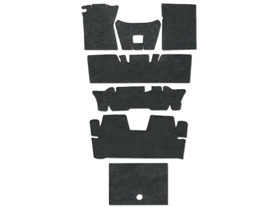 (image for) 64-73 COUPE DELUXE UNDERLAYMENT SOUND DEADENER KIT - 8 PCS