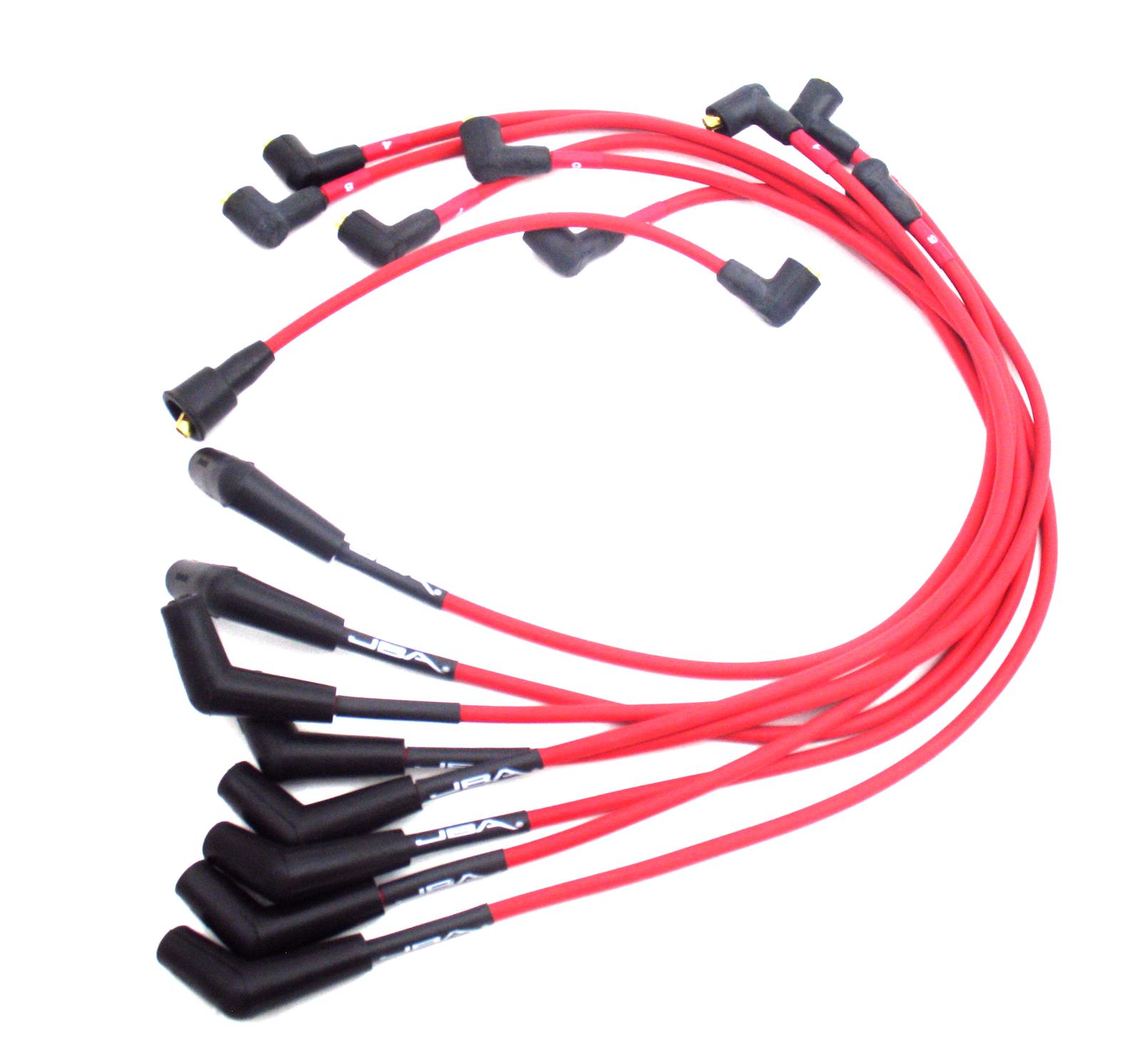 65-73 289/302 8MM POWERCABLE SPARK PLUG WIRES - RED