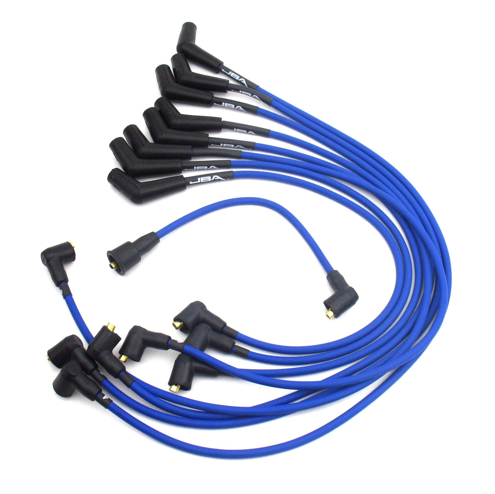 65-73 289/302 8MM POWERCABLE SPARK PLUG WIRES - BLUE