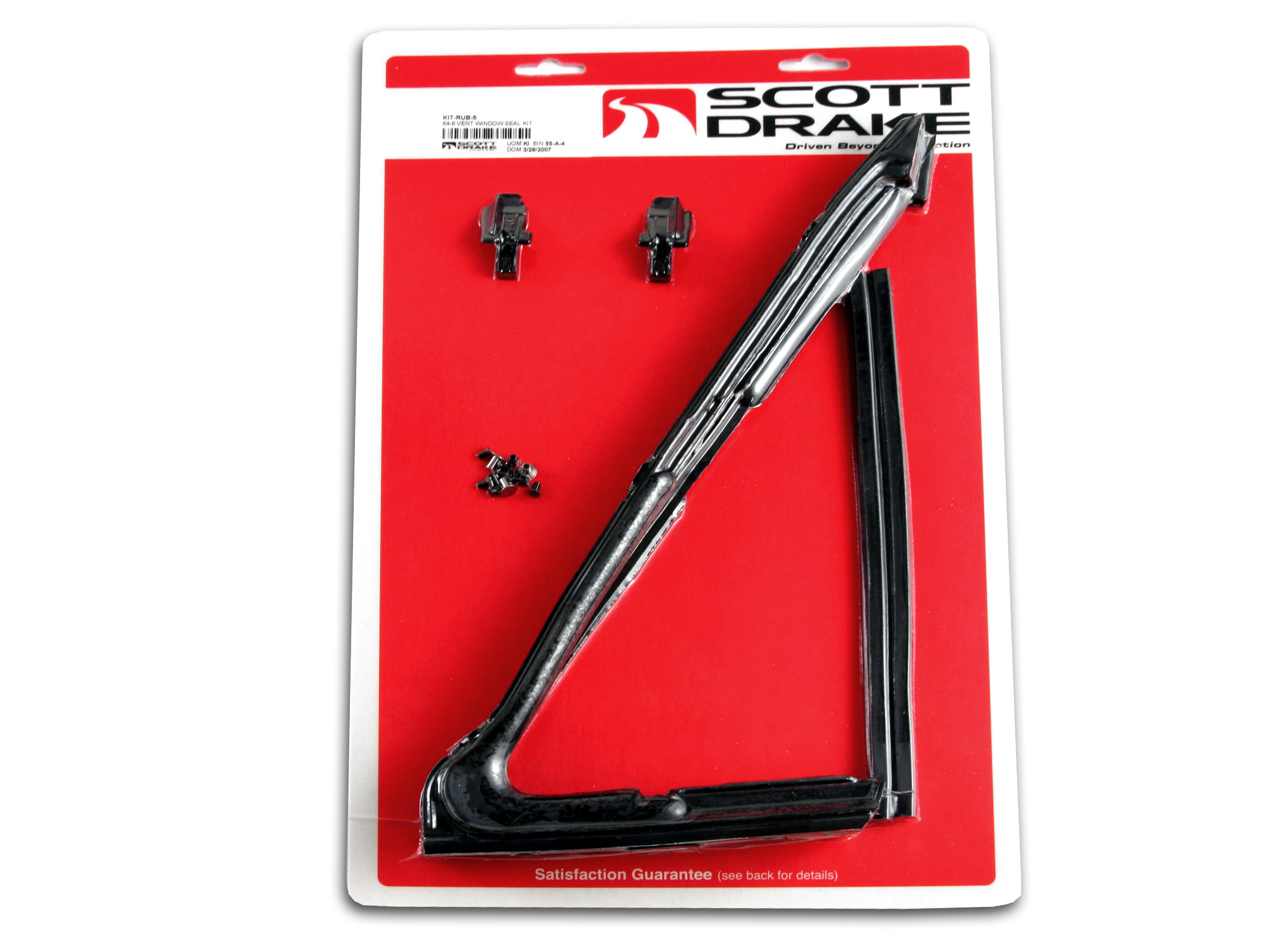 64-66 VENT WINDOW WEATHER STRIP KIT (image for) 64-66 VENT WINDOW WEATHER STRIP KIT